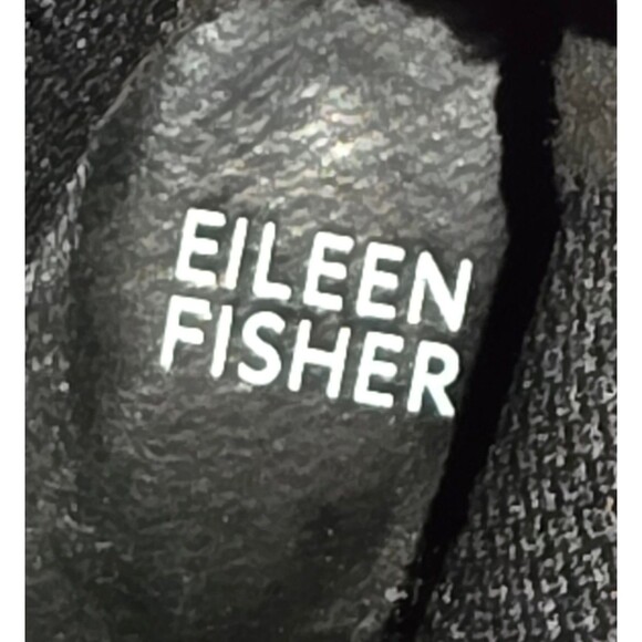 EILEEN FISHER Women's Black Purl Recycled Stretch Knit Sock Booties Sz 7.5 - Picture 3 of 13